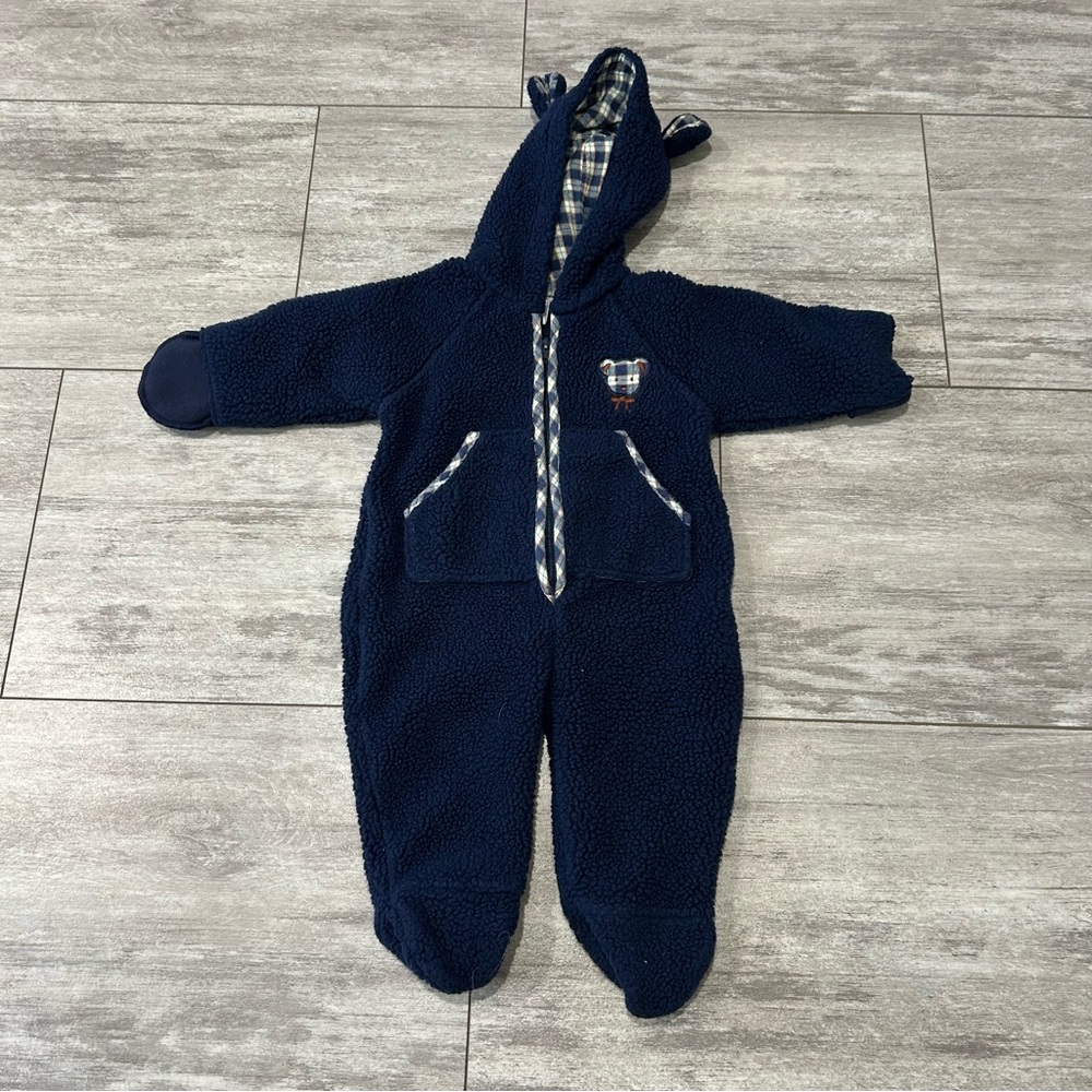 VINTAGE baby boy winter bunting V29